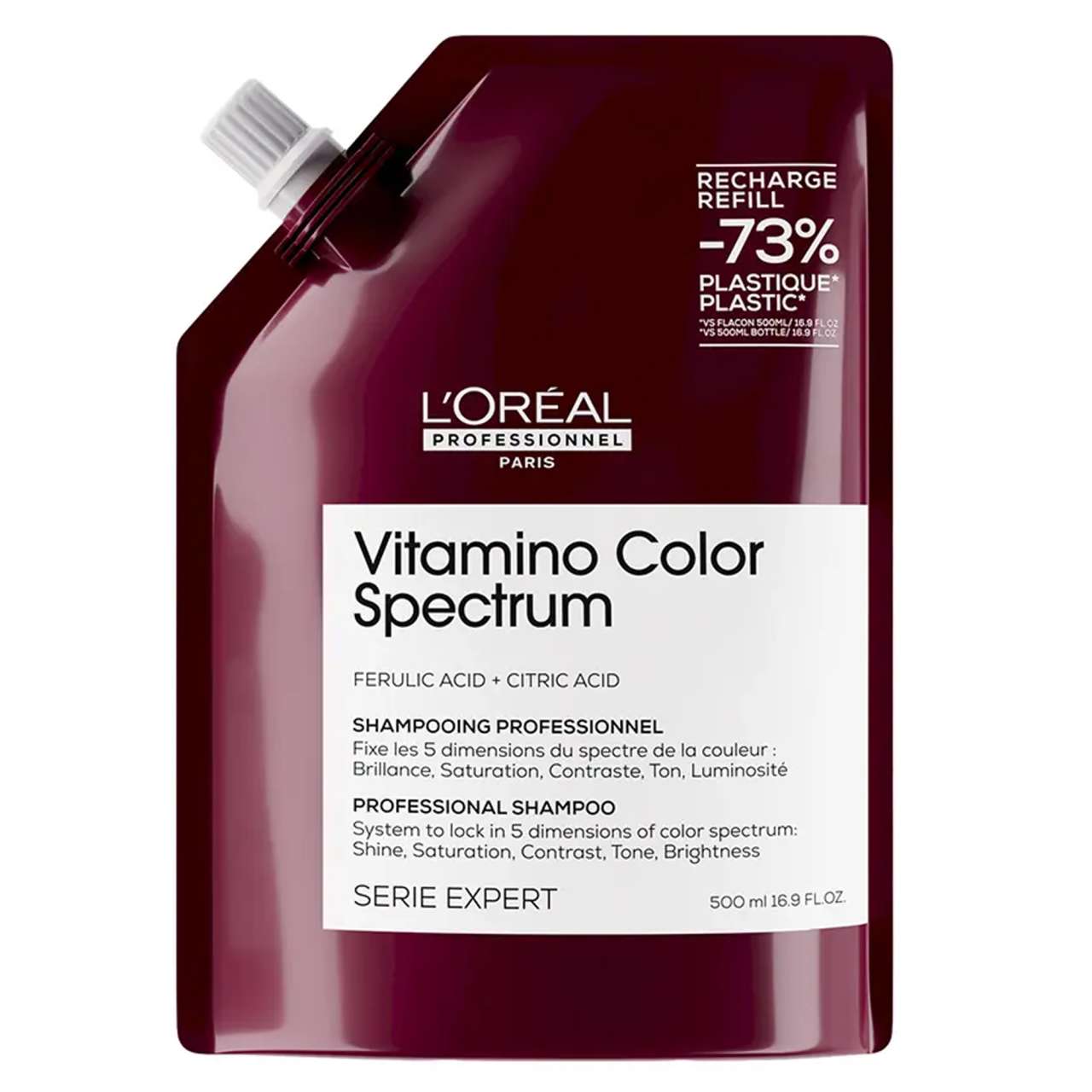LOREAL EXPERT VITAMINO COLOR SPECTRUM SHAMPOO CAPELLI BIONDI 500ml ricarica