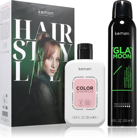 set Kemon shampoo color e lucidante glamoon